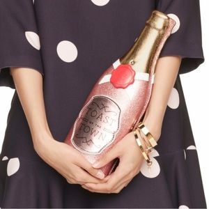 Toast of the town Kate Spade New York Champagne cluth